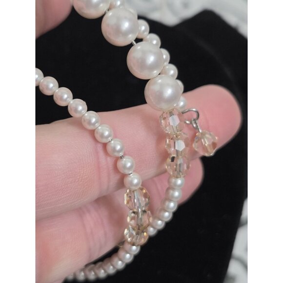 Touchstone Crystal By Swarovski Pearl Wrap Bracelet - Picture 5 of 9